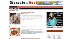 Desktop Screenshot of giornaledioggi.com