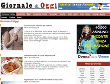 Tablet Screenshot of giornaledioggi.com